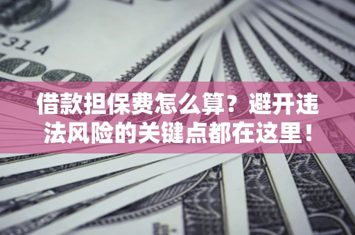 武汉借款担保费怎么算?避开违法风险的关键点都在这里! 武汉借款担保费怎么算?避开违法风险的关键点都在这里!