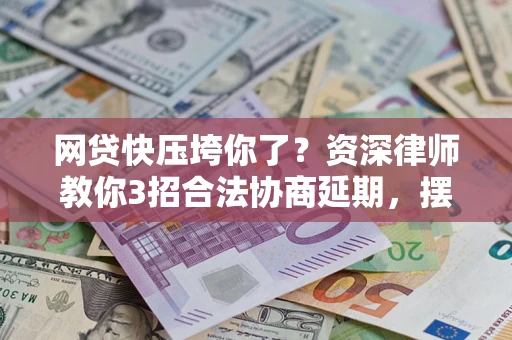 武汉网贷快压垮你了?资深律师教你3招合法协商延期,摆脱暴力催收! 武汉网贷快压垮你了?资深律师教你3招合法协商延期,摆脱暴力催收!